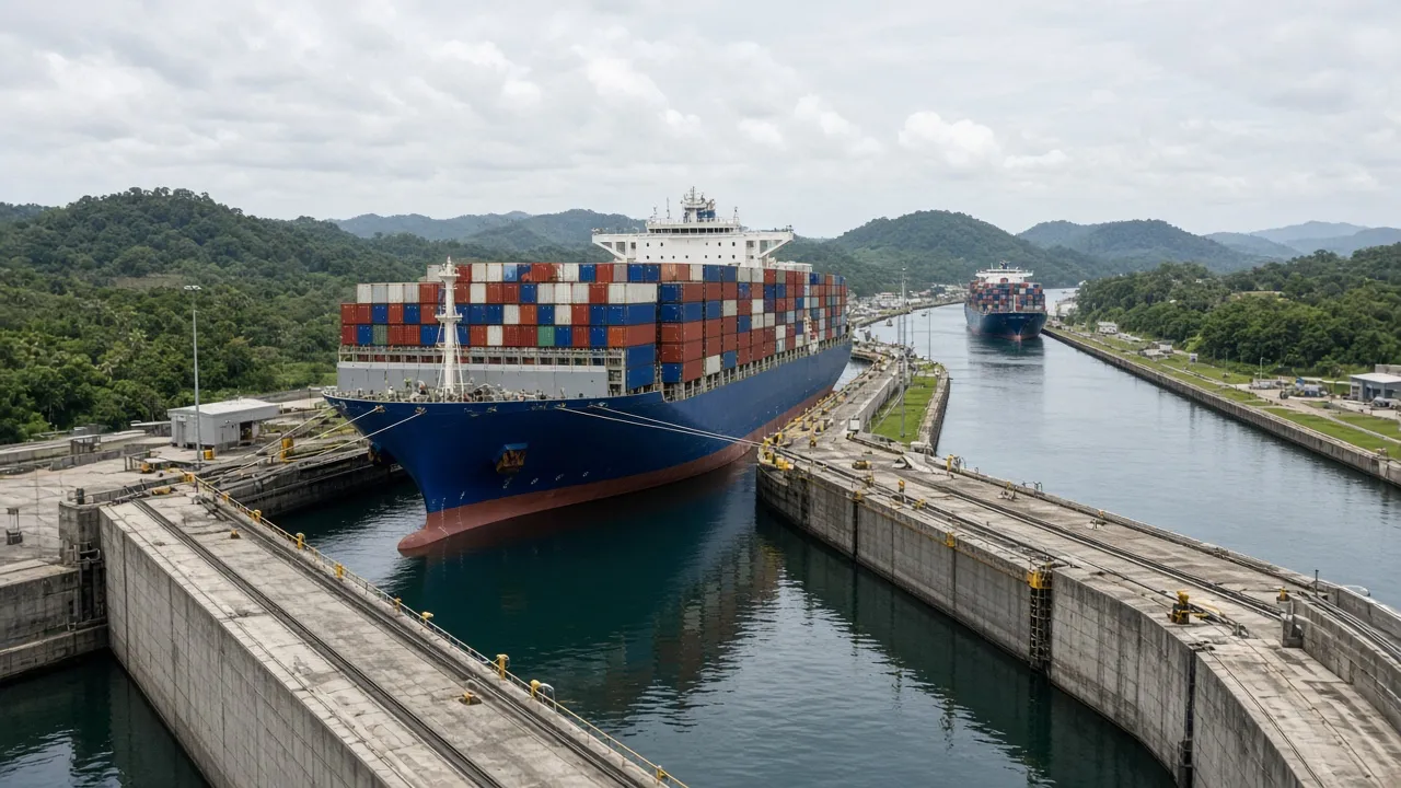 Panama Canal Daily Capacity Cut to 32 Slots: USEC/USGC ETA Impact and Surcharge Stickiness