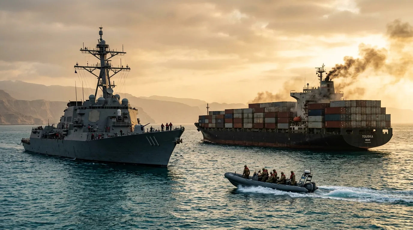 Palletizr Logistics Digest — Issue #9: US Navy Seizes Iranian Ship, Hormuz Declared Closed, Oil Crashes $128 to $90 as Ceasefire Hangs by 72 Hours